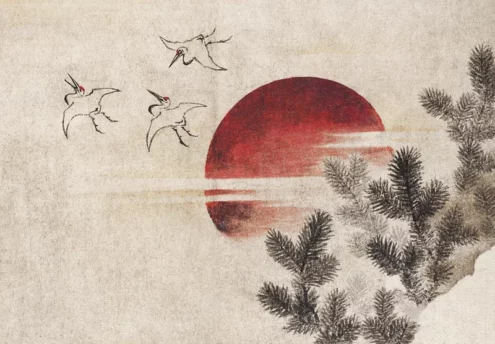 Katsushika Hokusai - japonská skica. Metropolitní muzeum umění NY. Photo free: http://6b.cz/M3IU .